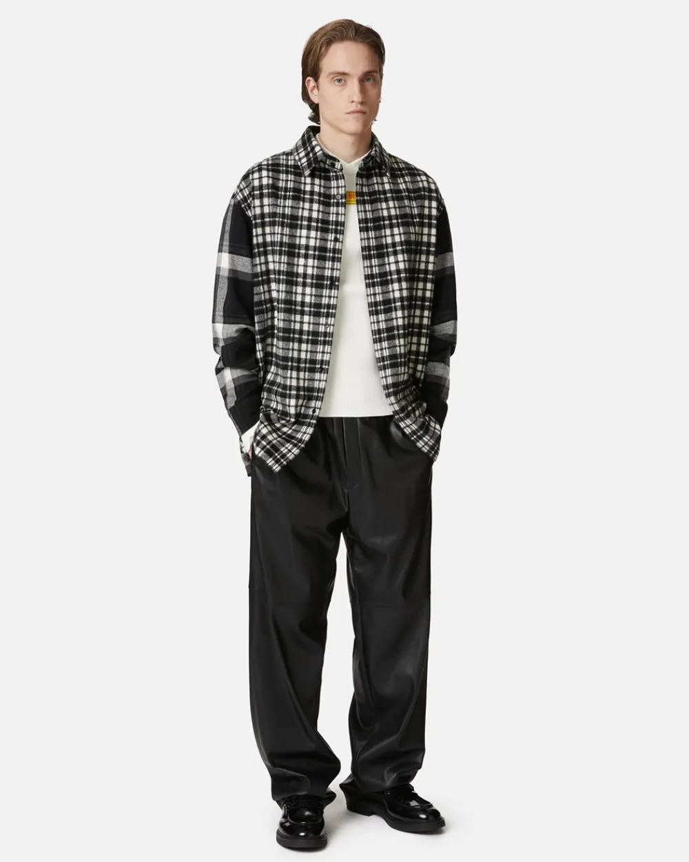Iceberg Over-fit Patterned Shirt