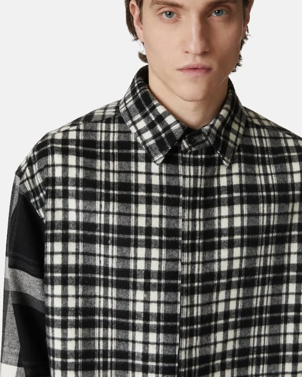 Iceberg Over-fit Patterned Shirt
