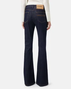 Women Iceberg 5 Pocket Skinny Flare Trousers