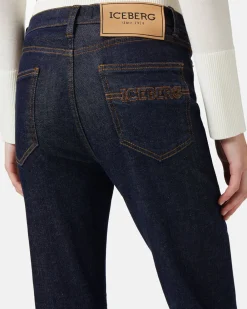 Women Iceberg 5 Pocket Skinny Flare Trousers