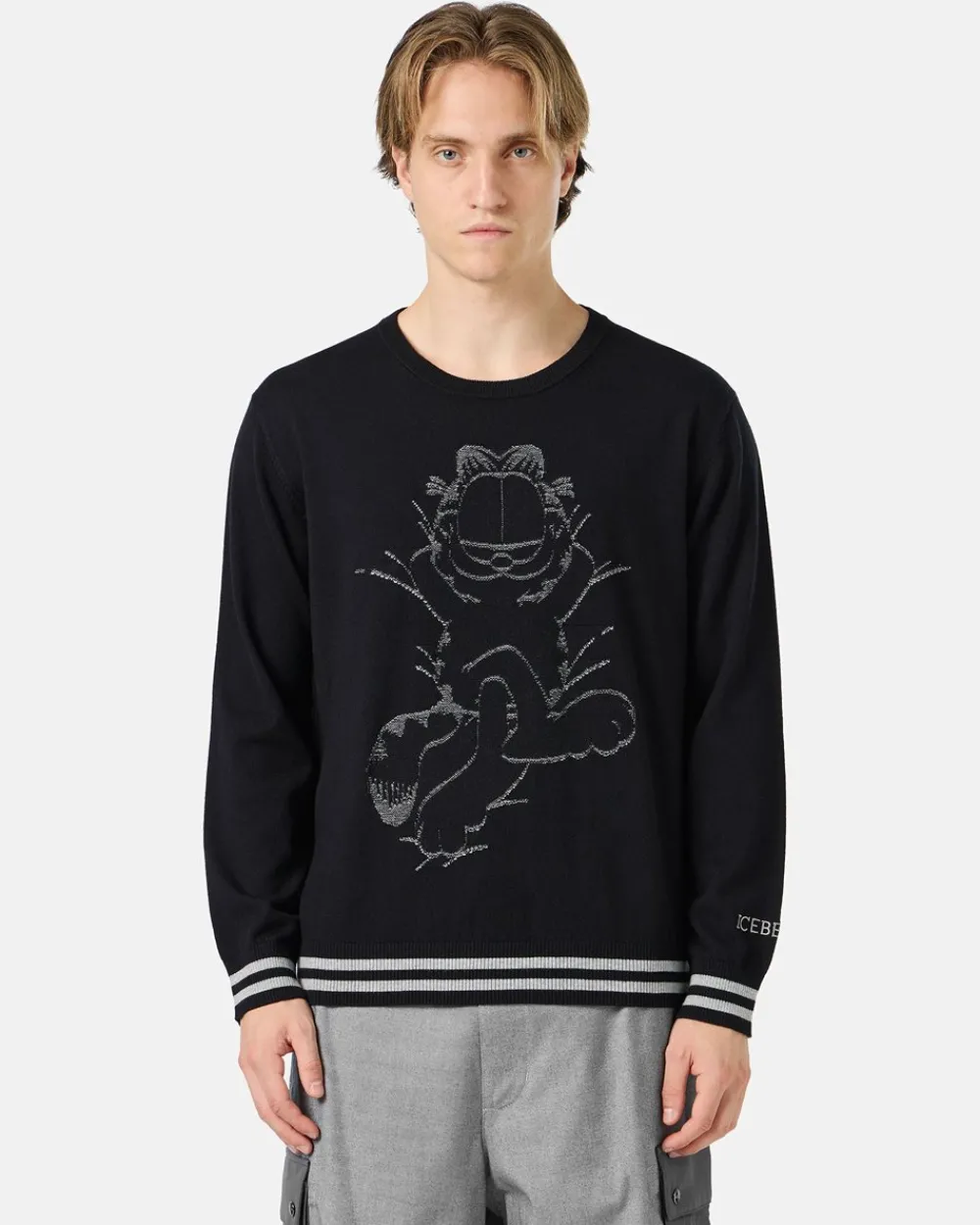 Iceberg Pullover With Garfield Design
