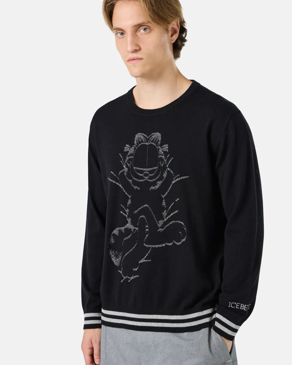 Iceberg Pullover With Garfield Design