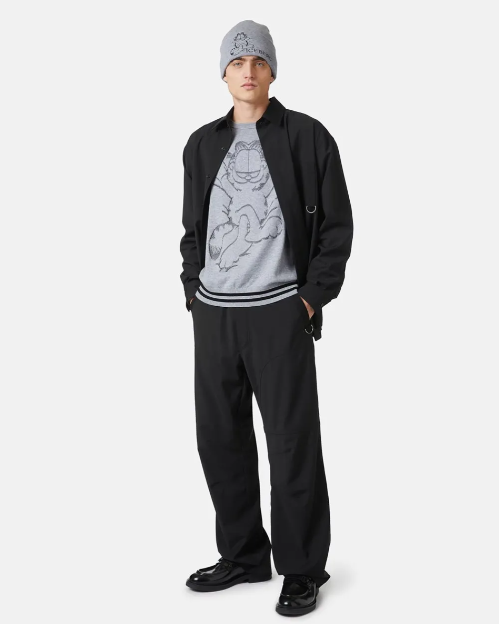 Iceberg Pullover With Garfield Design