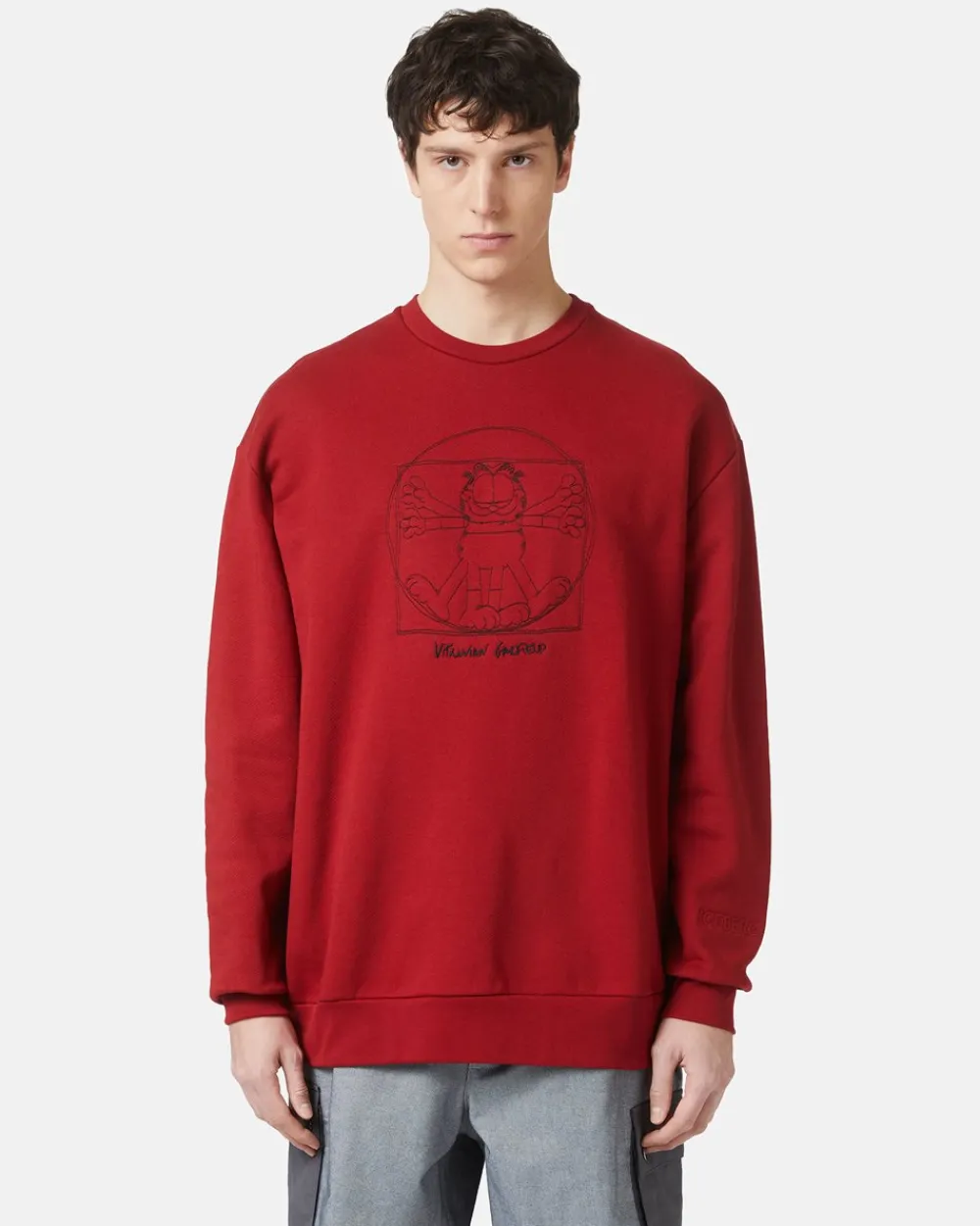 Iceberg Red Over-fit Sweatshirt