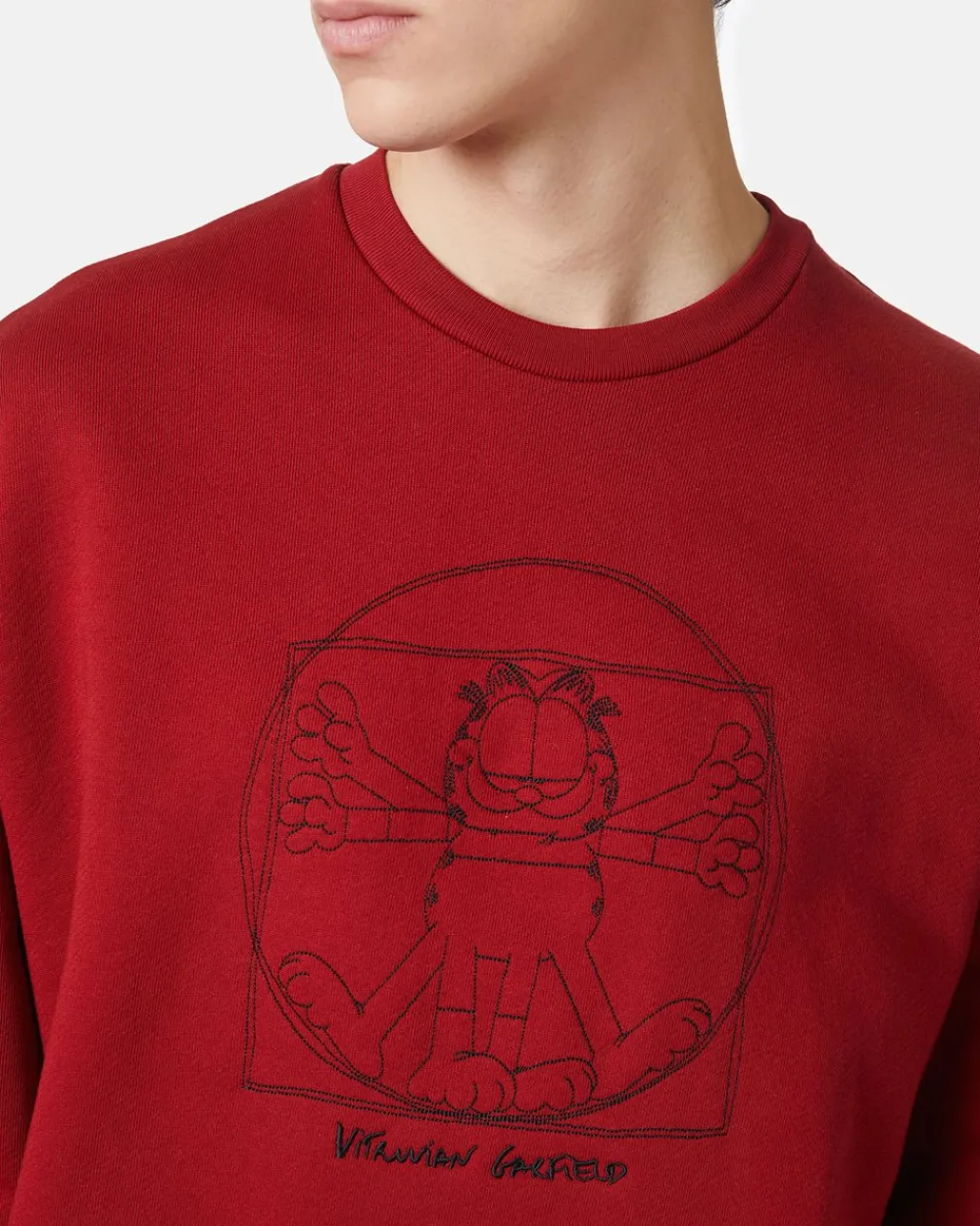Iceberg Red Over-fit Sweatshirt