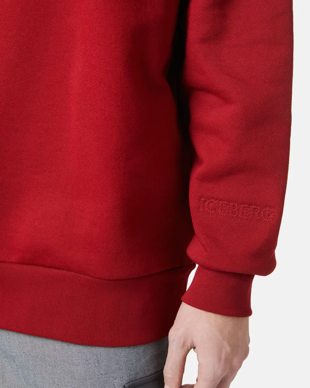 Iceberg Red Over-fit Sweatshirt