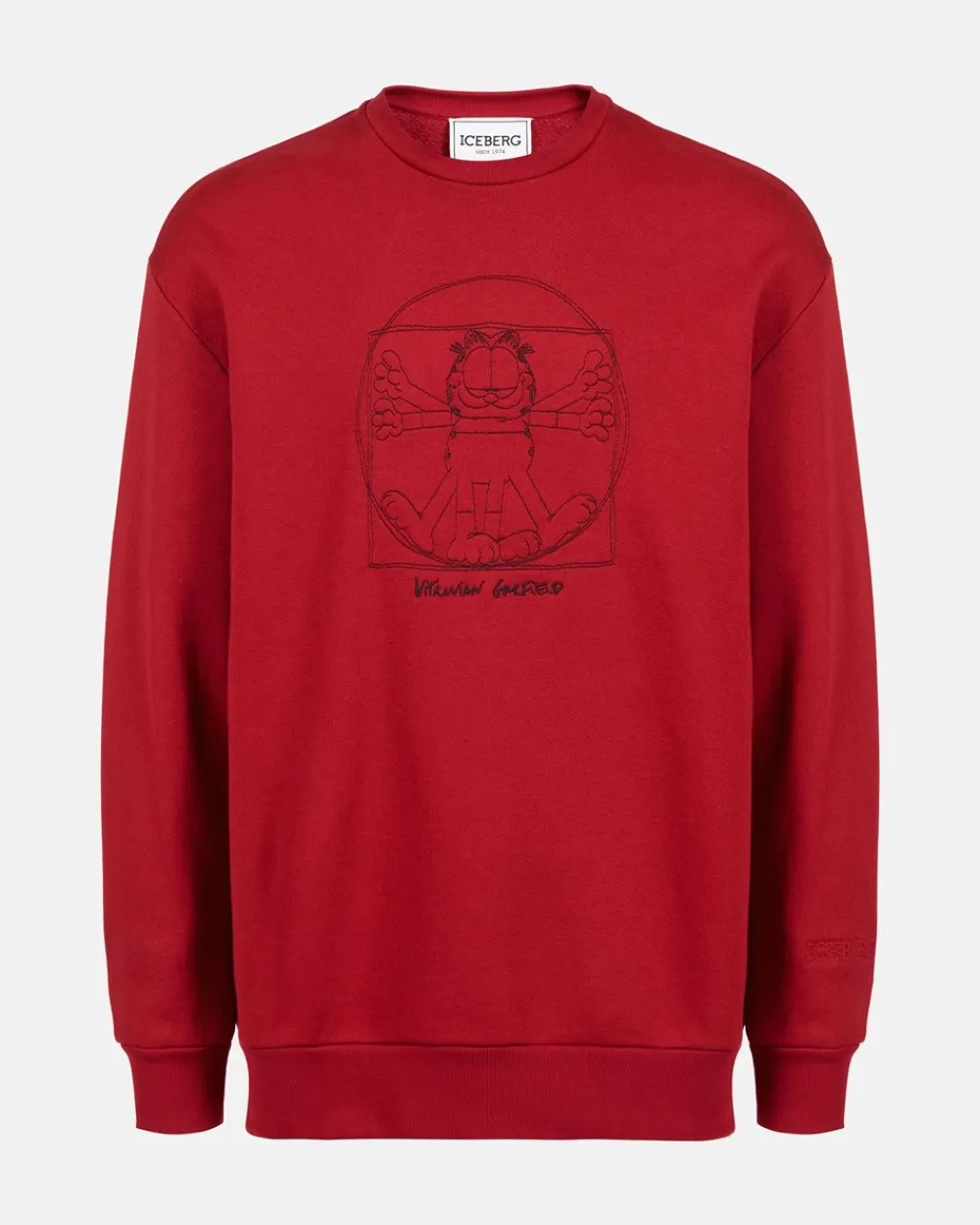 Iceberg Red Over-fit Sweatshirt