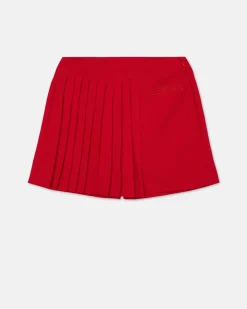 Kids Iceberg Red Tennis Style Shorts