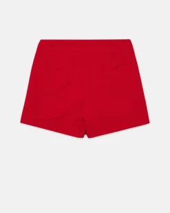 Kids Iceberg Red Tennis Style Shorts