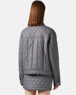 Women Iceberg Regular Fit Jacket In Quilted Nylon