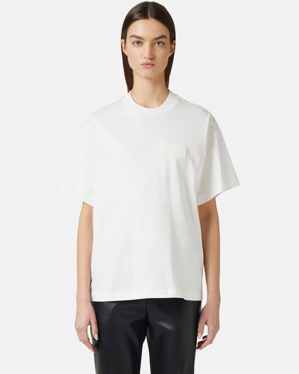 Women Iceberg Regular Fit T-shirt In Cotton Jersey
