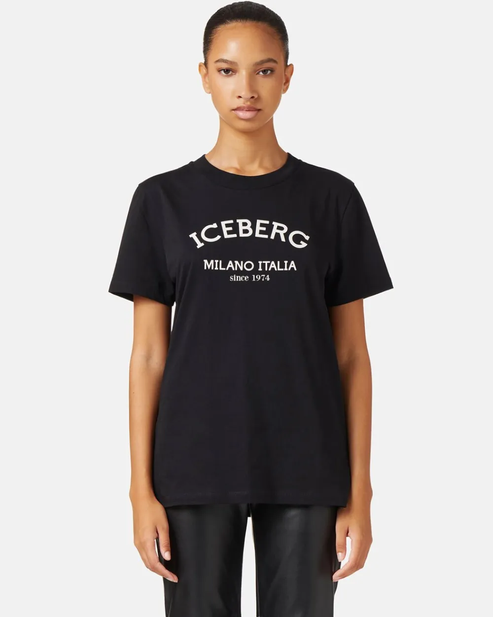 Women Iceberg Regular Fit T-shirt In Cotton Jersey