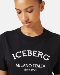 Women Iceberg Regular Fit T-shirt In Cotton Jersey