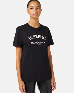 Women Iceberg Regular Fit T-shirt In Cotton Jersey