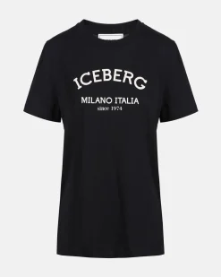 Women Iceberg Regular Fit T-shirt In Cotton Jersey
