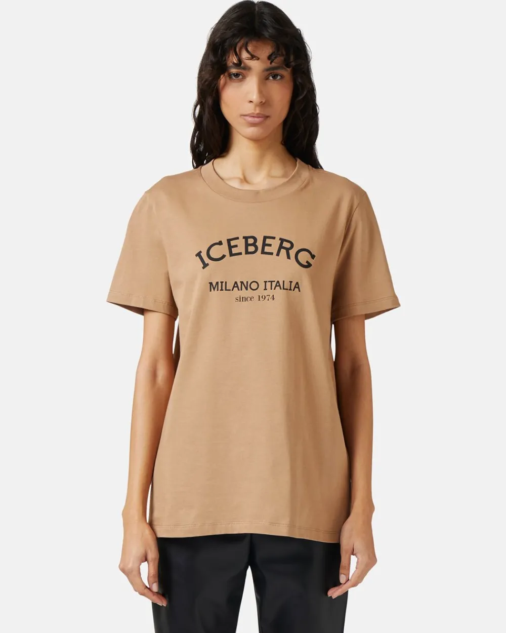 Women Iceberg Regular Fit T-shirt In Cotton Jersey