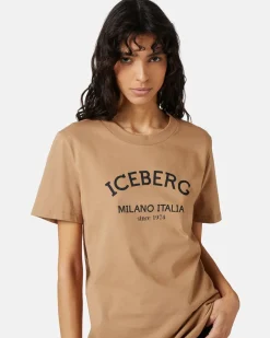 Women Iceberg Regular Fit T-shirt In Cotton Jersey