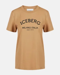 Women Iceberg Regular Fit T-shirt In Cotton Jersey
