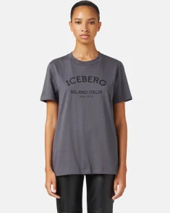 Women Iceberg Regular Fit T-shirt In Cotton Jersey