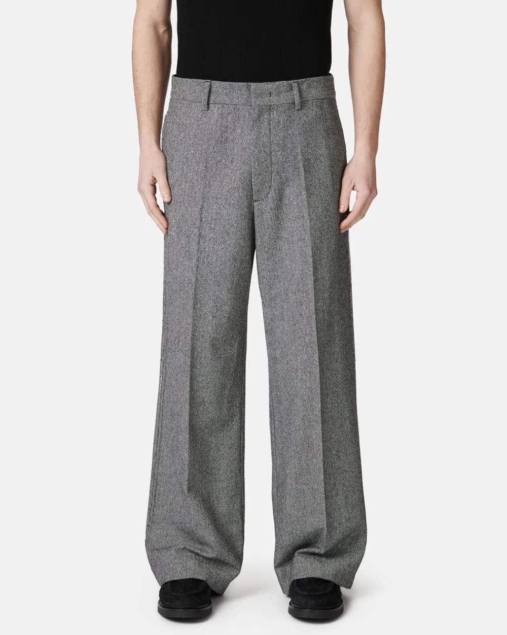 Iceberg Regular-waisted Trousers In Wool Blend