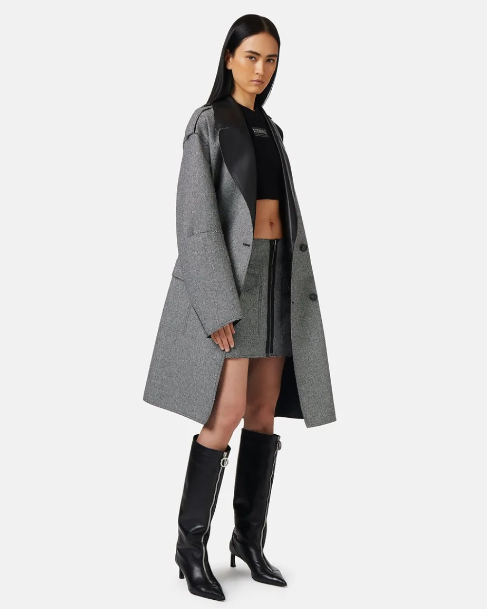 Women Iceberg Reversible Double-breasted Coat