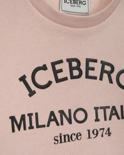 Kids/BOY Iceberg Rose Crewneck Sweatshirt With Logo