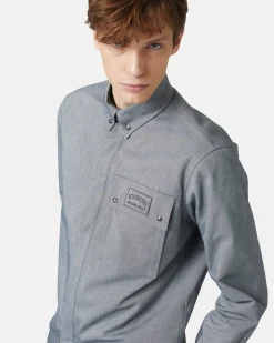 Iceberg Shirt In Melange Technical Gabardine