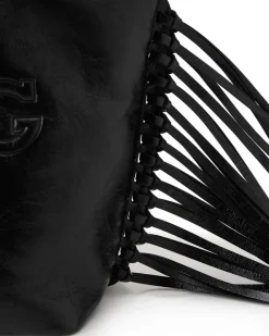 Women Iceberg Shopper Bag With Side Fringes And Logo