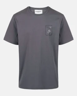 Iceberg Short-sleeved T-shirt With Prints And Embroidery