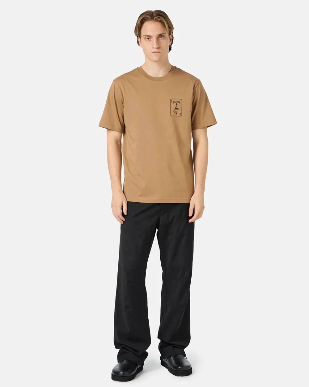 Iceberg Short-sleeved T-shirt With Prints And Embroidery