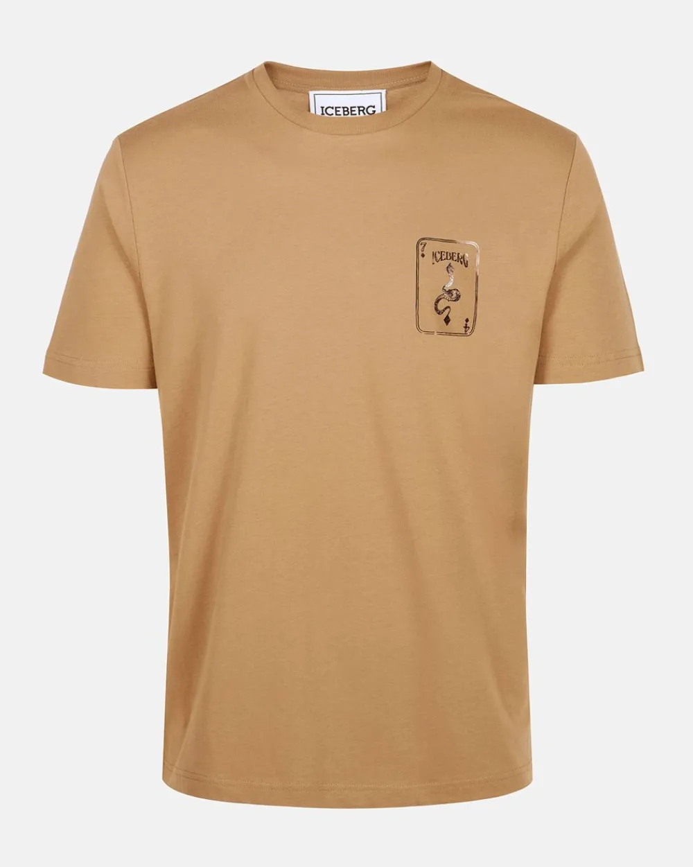 Iceberg Short-sleeved T-shirt With Prints And Embroidery