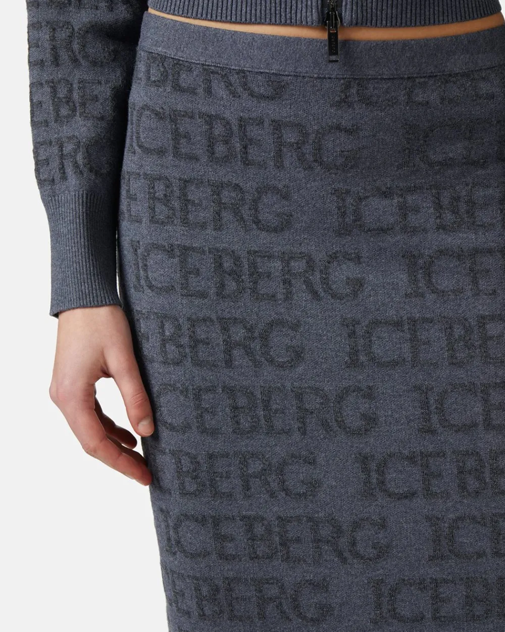 Women Iceberg Skirt With Pattern