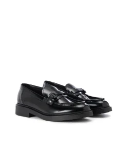 Iceberg Sophisticated Leather Loafers With Chunky Sole