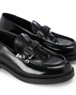 Iceberg Sophisticated Leather Loafers With Chunky Sole