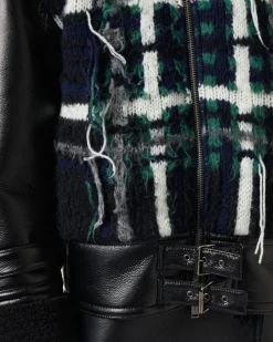 Women Iceberg Special Fit Jacket With Mix Of Materials