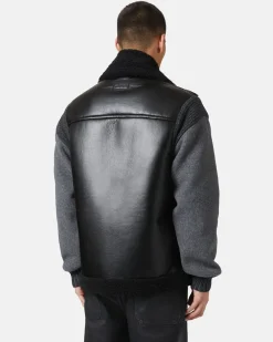 Iceberg Special Shape Jacket In Eco-sheepskin