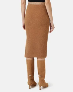 Women Iceberg Sports Skirt In Wool And Bouclé
