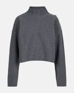 Women Iceberg Sporty Turtleneck Sweater With Logo