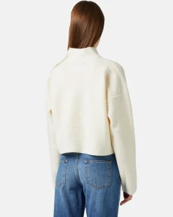 Women Iceberg Sporty Turtleneck Sweater With Logo