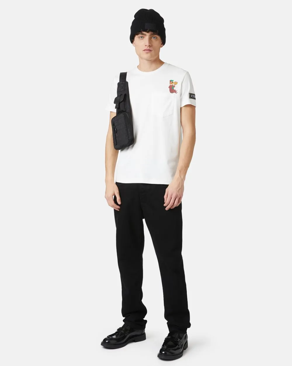 Iceberg Sustainable Cotton T-shirt With Yogi Bear
