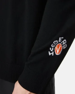 Iceberg Sweater With Cartoon Graphics