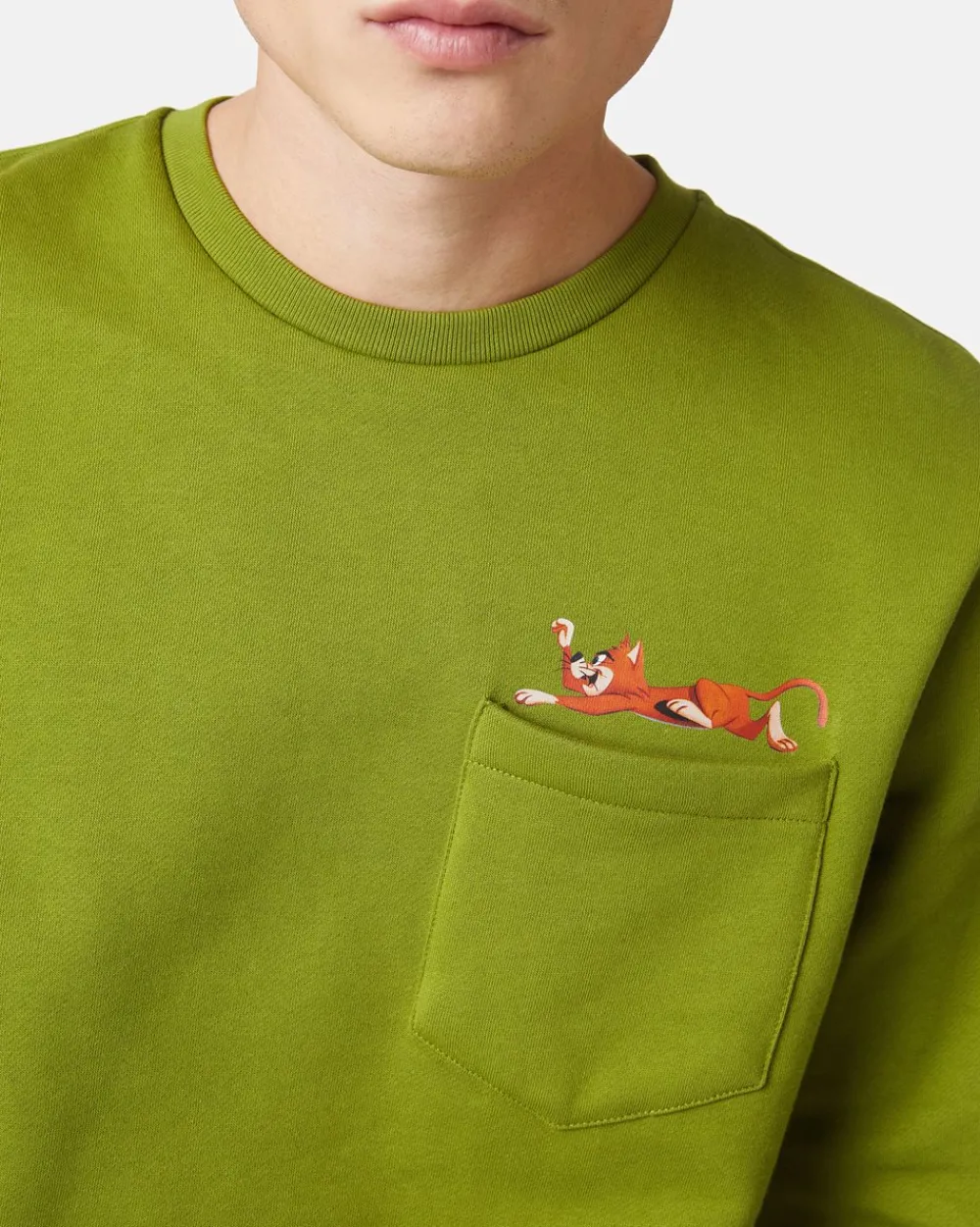 Iceberg Sweatshirt With Cat Print