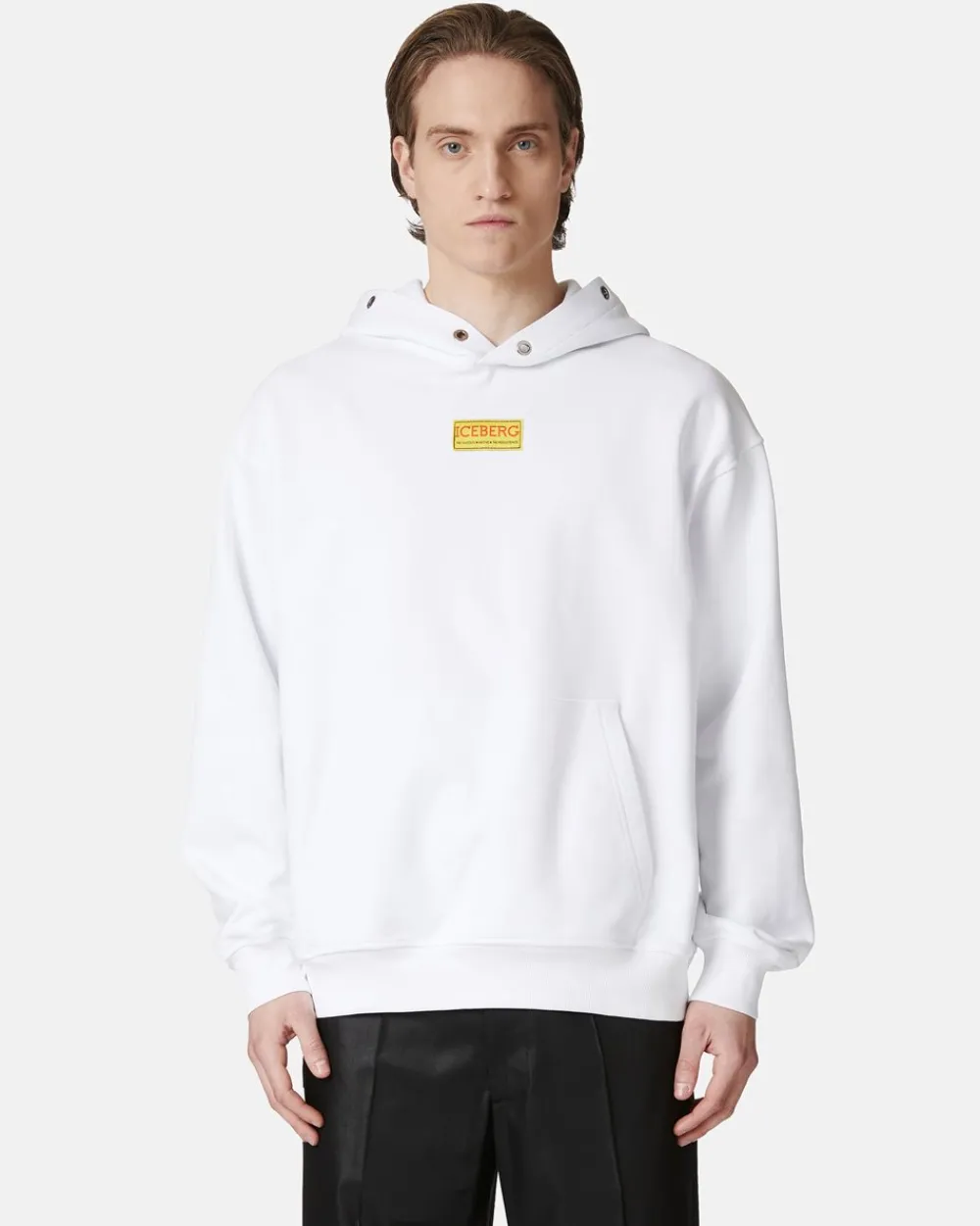 Iceberg Sweatshirt With Hood And Logo
