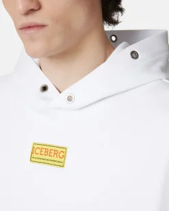 Iceberg Sweatshirt With Hood And Logo