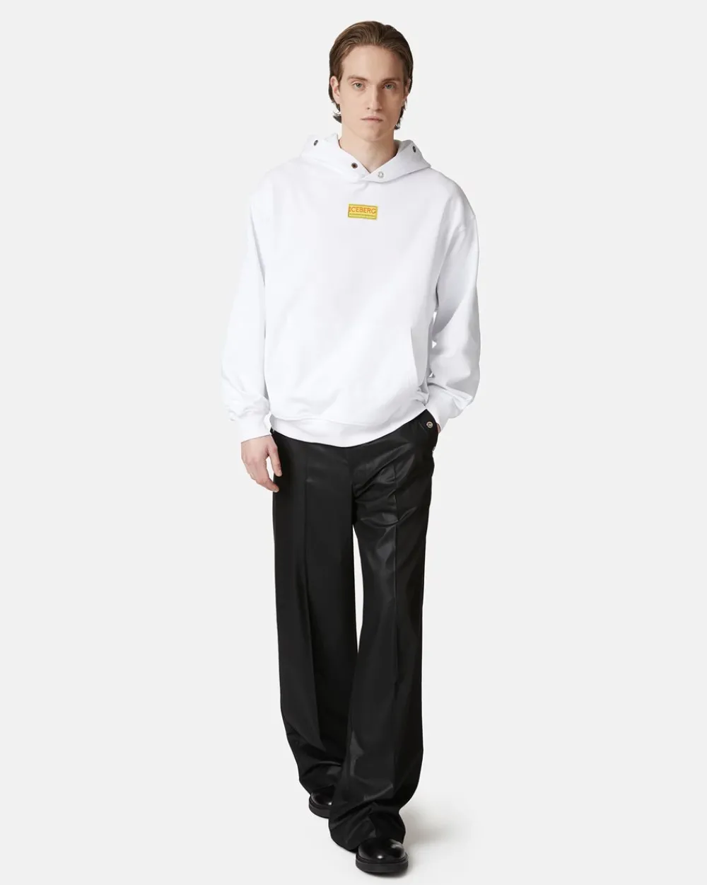 Iceberg Sweatshirt With Hood And Logo