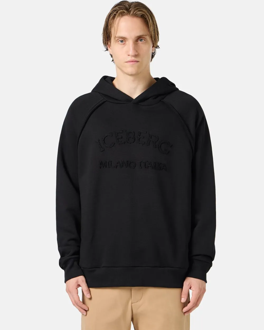 Iceberg Sweatshirt With Hood And Logo