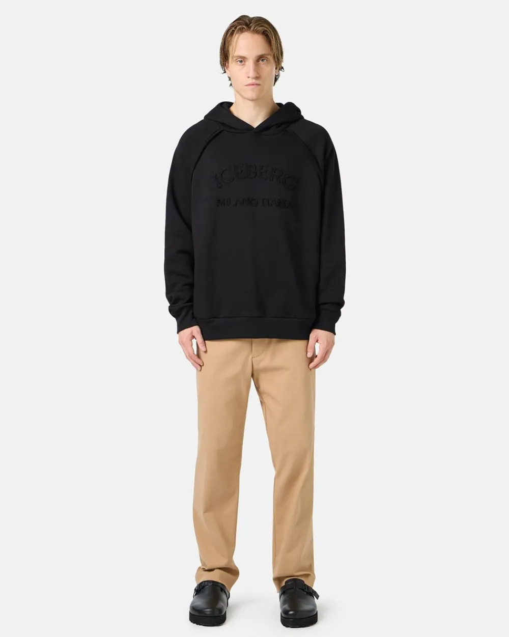 Iceberg Sweatshirt With Hood And Logo