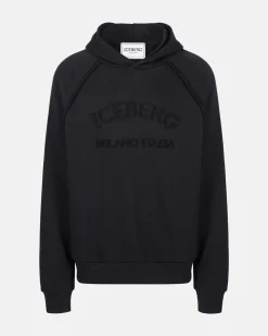 Iceberg Sweatshirt With Hood And Logo