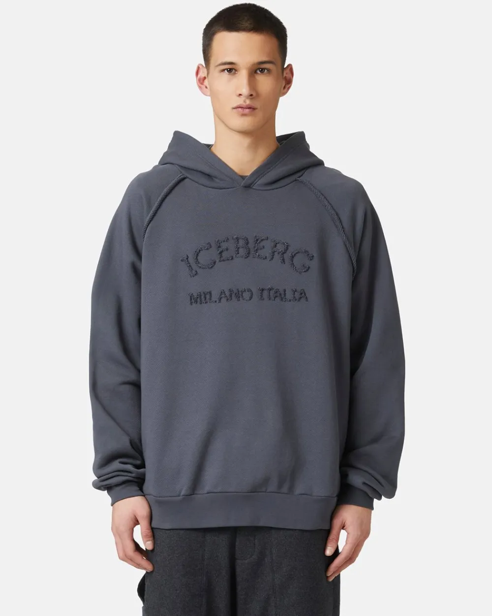 Iceberg Sweatshirt With Hood And Logo