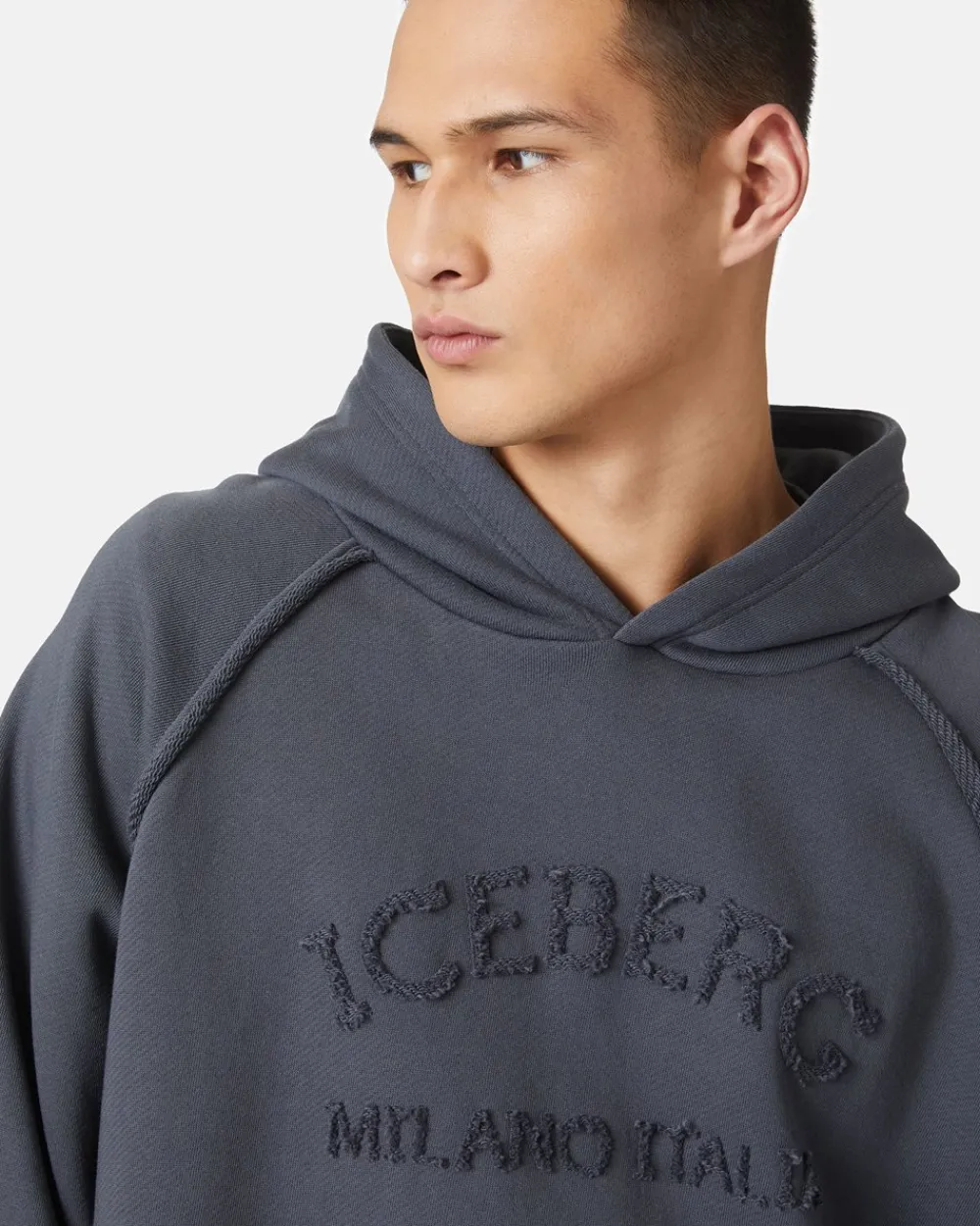Iceberg Sweatshirt With Hood And Logo